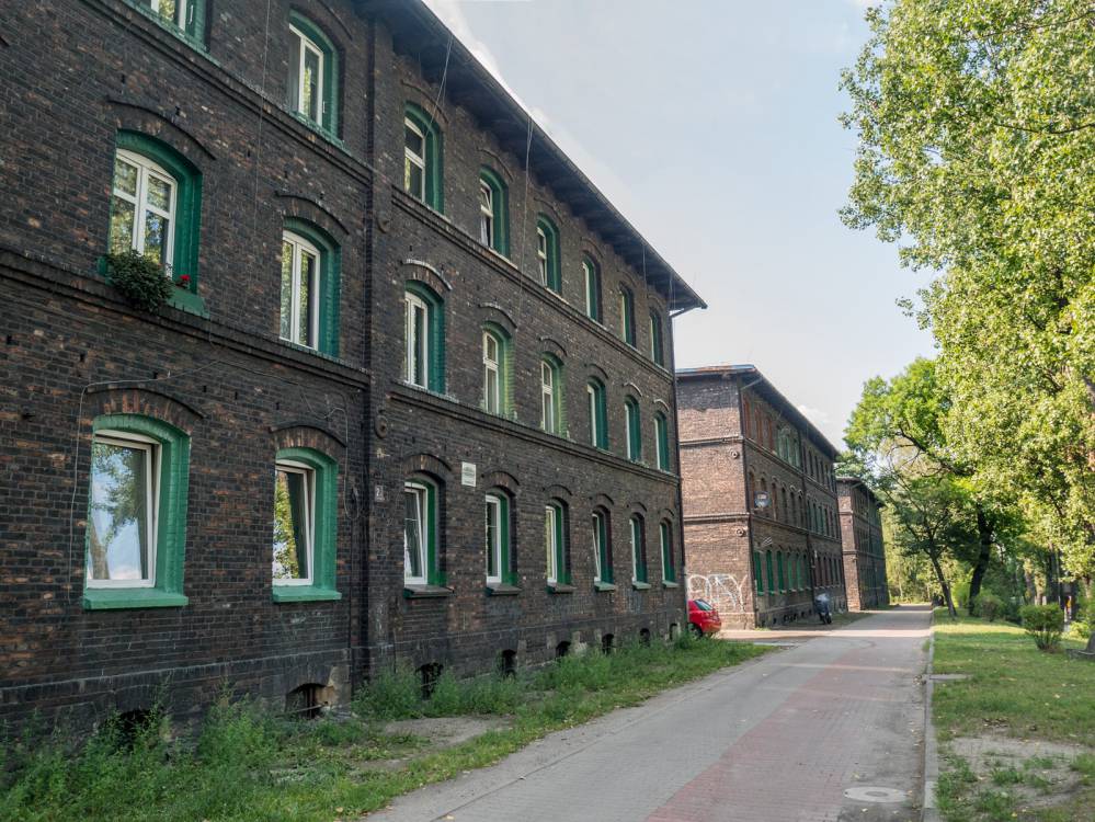 Żółty szlak rowerowy nr 5 w Katowicach